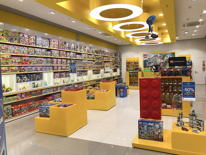 LEGO, сеть магазинов - освещение рис.2